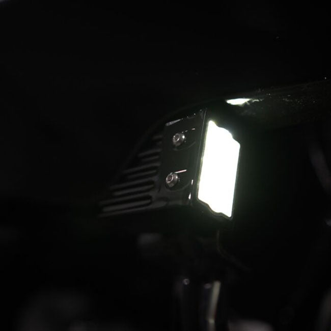 Custom Dynamics Low Rider ST High-Performance Led Front Turn Signal, Gloss Black - 22-25 Softail Low Rider ST Indicator Lights Led Custom Dynamics
