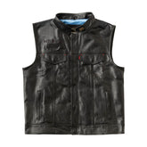 WCC x 13 1/2 Dominator leather riding vest VESTS West Coast Choppers