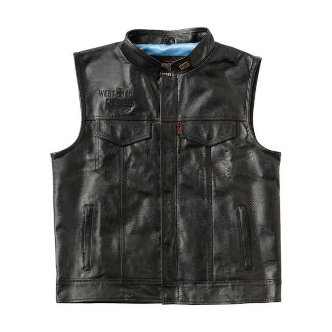 WCC x 13 1/2 Dominator leather riding vest VESTS West Coast Choppers