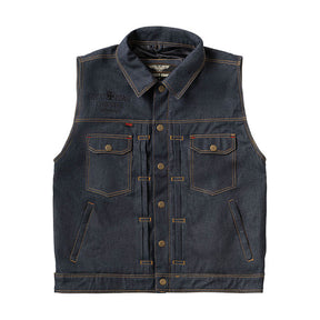 WCC x 13 1/2 Dominator RAW denim riding vest VESTS West Coast Choppers