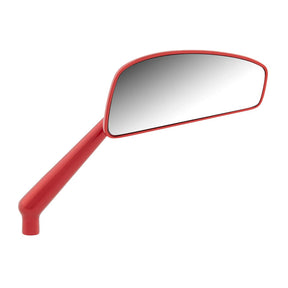 Left Tearchop Forged Mirror, Red Mirrors Arlen Ness