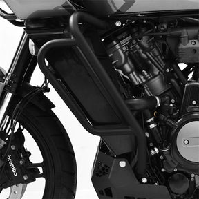 Zieger, crash bar / engine guard set. Black ENGINE GUARDS Zieger