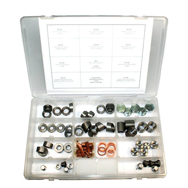 Feuling, 02 bung/plug kit. Steel EXHAUST MISC Feuling