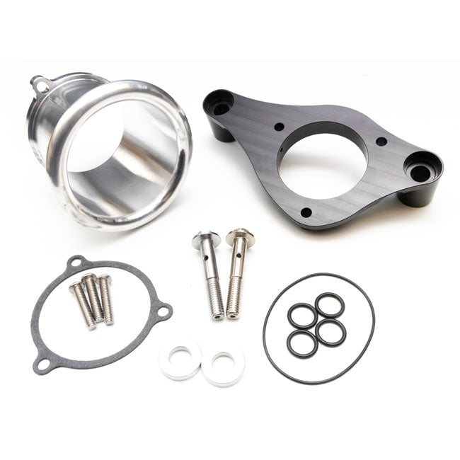 Feuling, 3" 70mm ID velocity stack. With backing plate kit Air Cleaner Feuling