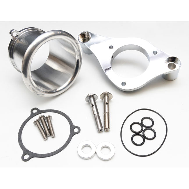 Feuling, 3" 70mm ID velocity stack. With backing plate kit Air Cleaner Feuling