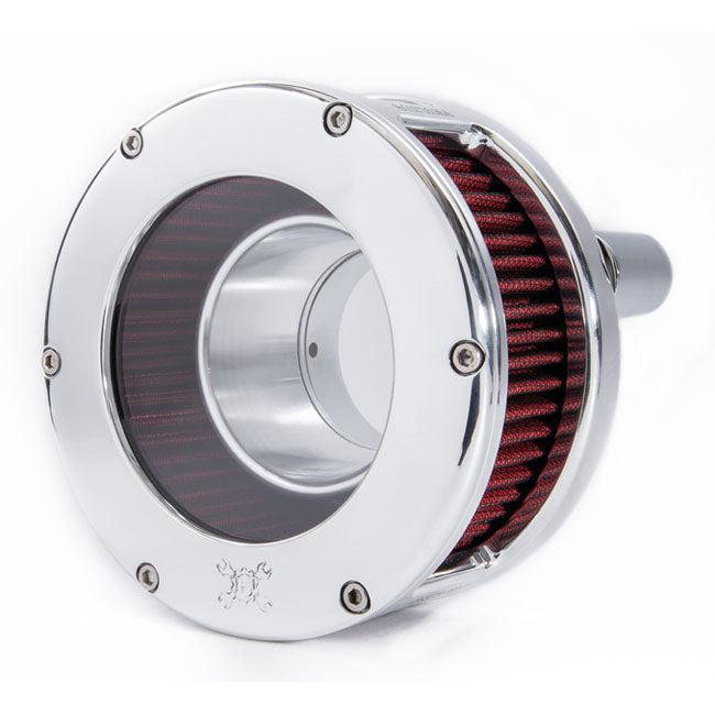 Feuling Parts Air Clnr Ba Chr/C/Red M8 Air Cleaner Feuling