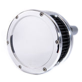 Feuling Parts Air Clnr Ba Chr/S/Blk M8 Aircleaner Assemblies Feuling