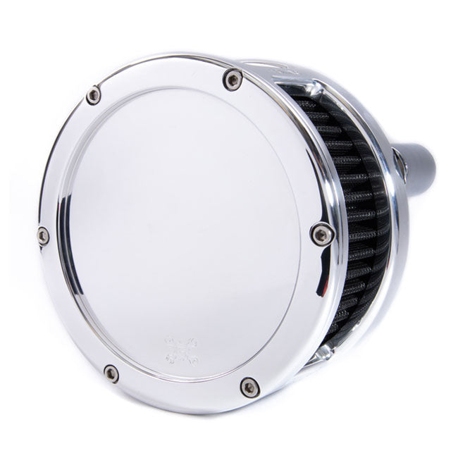 Feuling Parts Air Clnr Ba Chr/S/Blk M8 Aircleaner Assemblies Feuling