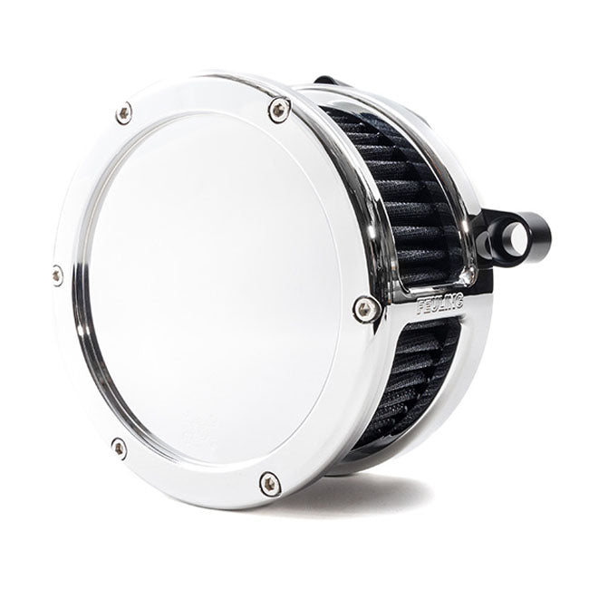 Feuling Parts Air Cleaner Ba Solid Cover Chr Air Cleaner Feuling