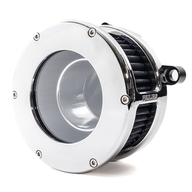 Feuling Parts Air Cleaner Ba Clear Cover Chr Air Cleaner Feuling
