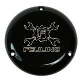 Feuling, derby cover. Gear Cross Wrench. Black CC Derby Cover Feuling