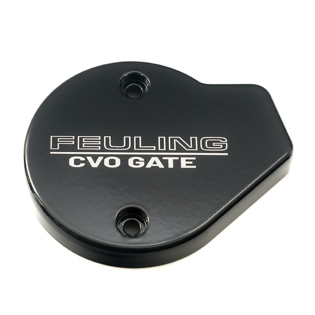 Feuling, timer cover. CVO Gate. Black CC CAM COVERS Feuling