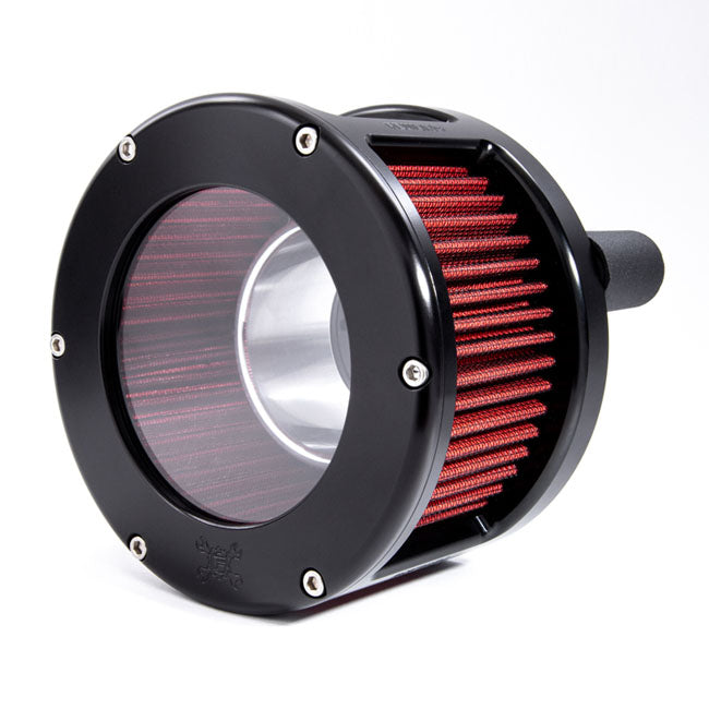 Feuling, BA Race Series air cleaner. Black. Clear cover Air Cleaner Feuling