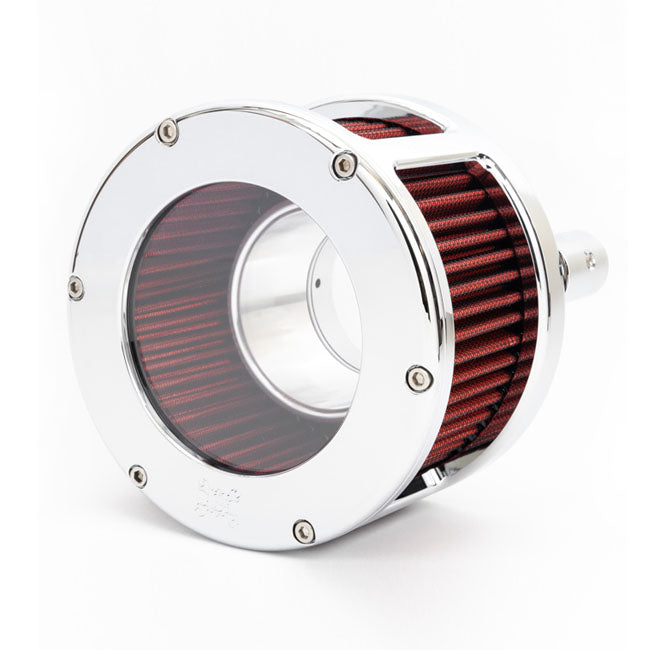 Feuling, BA Race Series air cleaner. Chrome. Clear cover Air Cleaner Feuling
