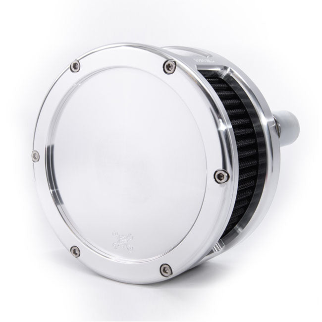 Feuling, BA air cleaner. Raw. Black filter. Solid cover Air Cleaner Feuling