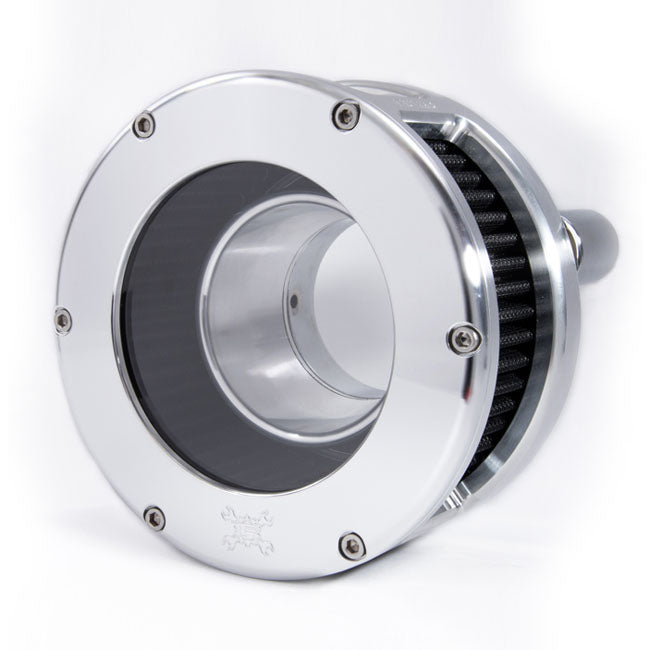 Feuling, BA air cleaner. Raw. Black filter. Clear cover Air Cleaner Feuling