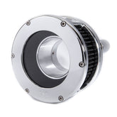 Feuling, BA air cleaner. Chrome. Black filter. Clear cover Air Cleaner Feuling
