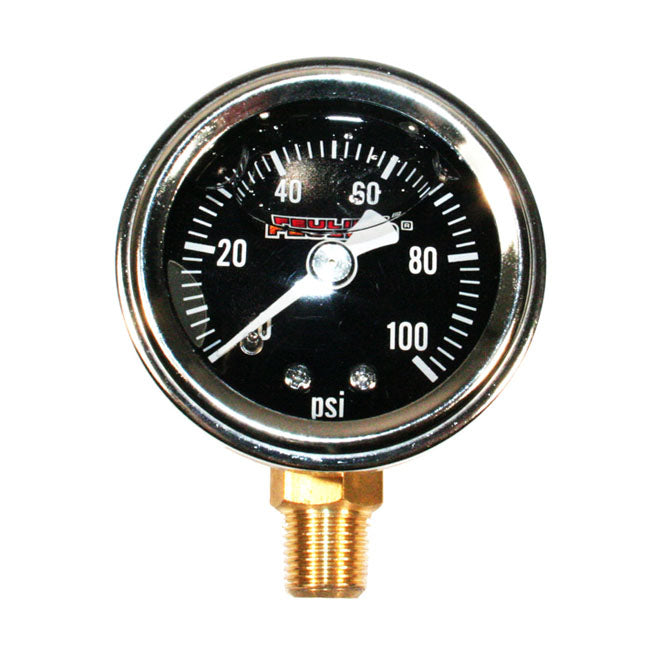 Feuling Parts Gauge Pressure Liq Blk Oil Pressure Gauges Feuling