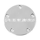 Feuling, point cover. Feuling Text logo. Chrome POINT COVERS Feuling