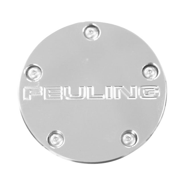 Feuling, point cover. Feuling Text logo. Chrome POINT COVERS Feuling