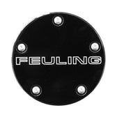 Feuling, point cover. Feuling Text logo. Black CC POINT COVERS Feuling