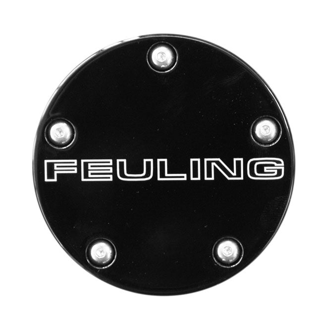 Feuling, point cover. Feuling Text logo. Black CC POINT COVERS Feuling