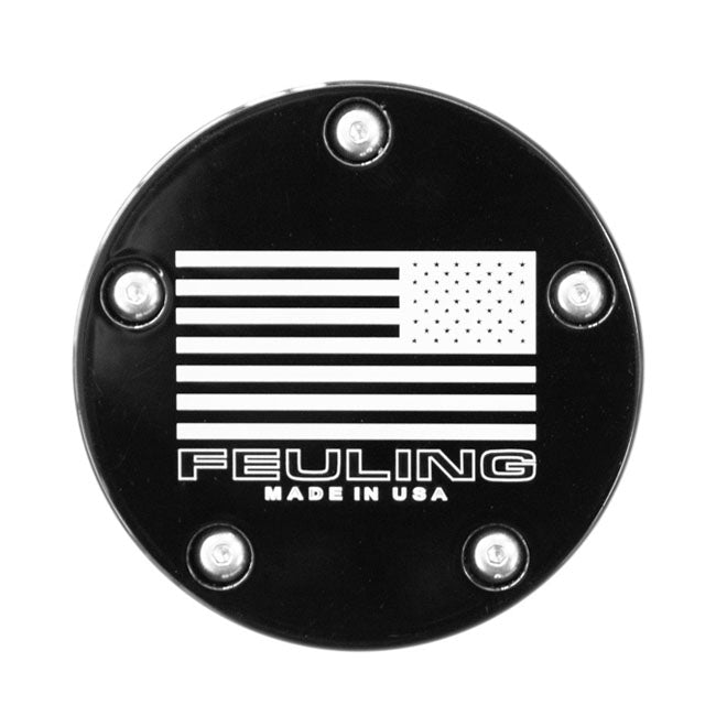 Feuling, point cover. US flag. Black CC POINT COVERS Feuling