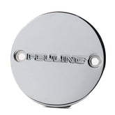 Feuling, point cover. Feuling Text Logo. Chrome POINT COVERS Feuling