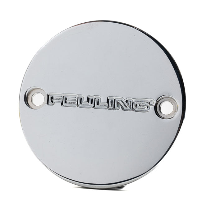 Feuling, point cover. Feuling Text Logo. Chrome POINT COVERS Feuling
