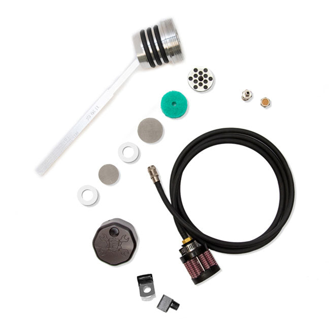 Feuling Parts Breather Oil Tank Fl Blk Dipsticks Feuling