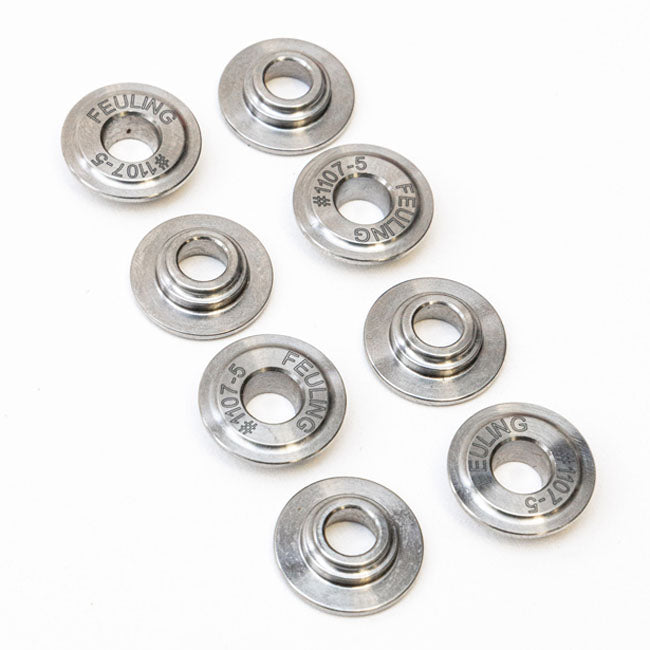 Feuling, M8 titanium top valve spring collar set. STD VALVE SPRINGS Feuling