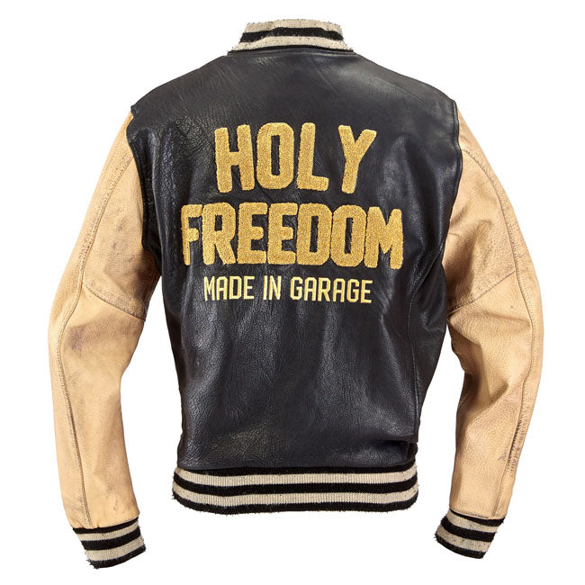 Holy Freedom Varsity Black Jacket Jackets Male Holy Freedom