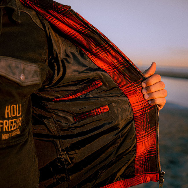 Holy Freedom Definitive Flannel jacket red JACKETS MALE Holy Freedom