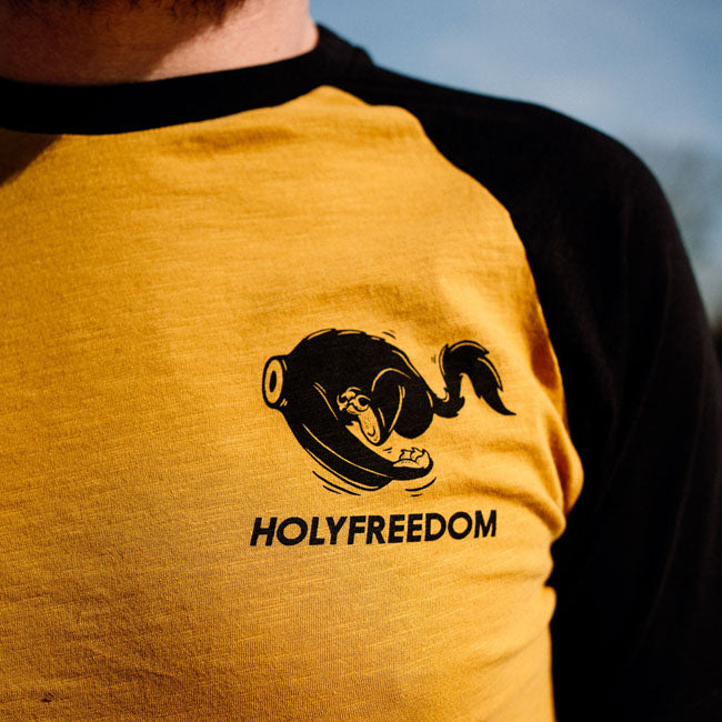 Holy Freedom Shoeles Joe T Shirt Yellow T-Shirt Holy Freedom