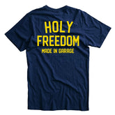 Holy Freedom Crew t-shirt blue T-SHIRTS Holy Freedom