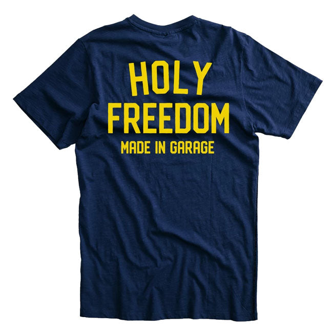 Holy Freedom Crew t-shirt blue T-SHIRTS Holy Freedom