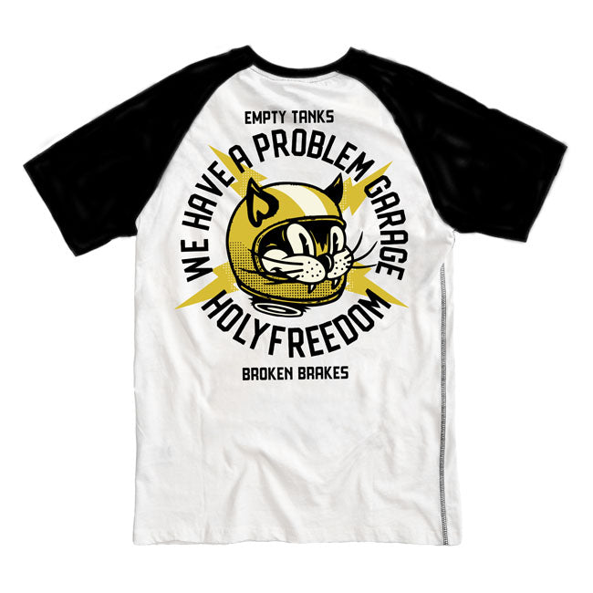 Holy Freedom Astrocatz t-shirt white T-SHIRTS Holy Freedom