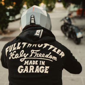 Holy Freedom Japan Dream Zip Hoodie Jacket Black Hoodies Holy Freedom