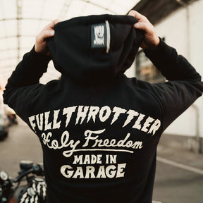 Holy Freedom Japan Dream Zip Hoodie Jacket Black Hoodies Holy Freedom