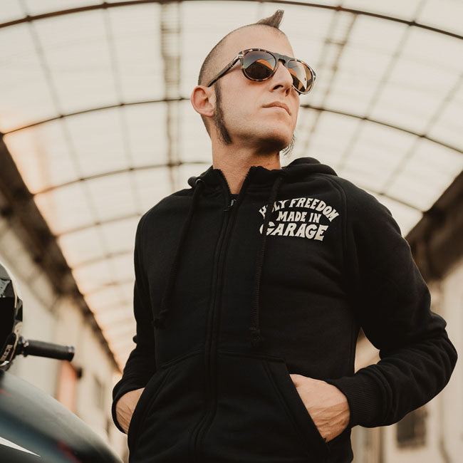 Holy Freedom Japan Dream Zip Hoodie Jacket Black Hoodies Holy Freedom