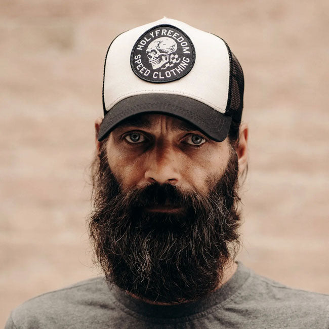 Holy Freedom Skull Cap Cap Black/Off White Caps Holy Freedom