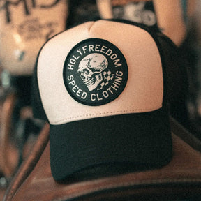 Holy Freedom Skull Cap Cap Black/Off White Caps Holy Freedom