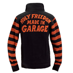 Holy Freedom Garage Zip Sweatshirt Orange/Black Sweatshirts Holy Freedom