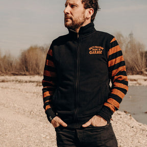 Holy Freedom Garage Zip Sweatshirt Orange/Black Sweatshirts Holy Freedom