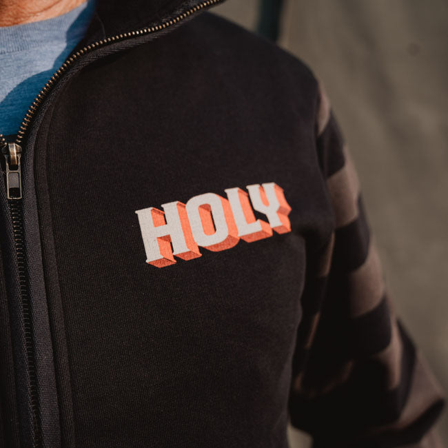 Holy Freedom Chop Zip Sweatshirt Black/Grey Sweatshirts Holy Freedom
