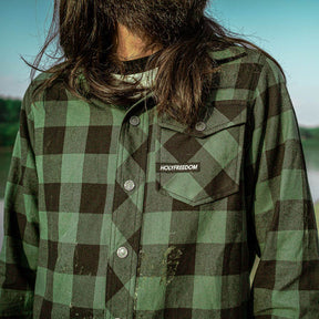 Holy Freedom Jessie James Flannel Shirt Green Shirts Holy Freedom