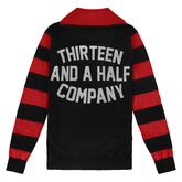 13 1/2 Outlaw half-zip sweater black/red SWEATSHIRTS 13 And A Half Company