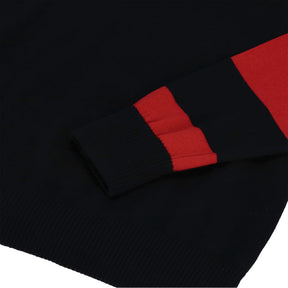 13 1/2 Outlaw half-zip sweater black/red SWEATSHIRTS 13 And A Half Company