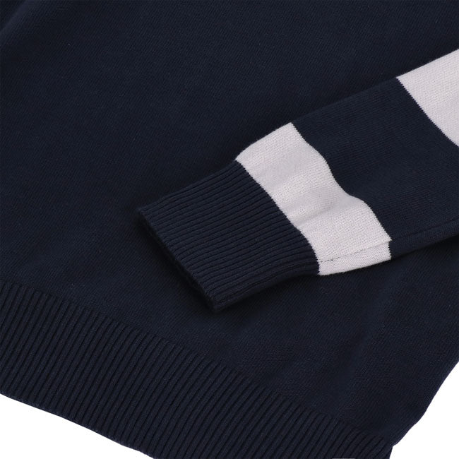 13 1/2 Outlaw half-zip sweater navy/offwhite SWEATSHIRTS 13 And A Half Company