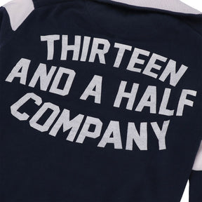 13 1/2 Outlaw half-zip sweater navy/offwhite SWEATSHIRTS 13 And A Half Company